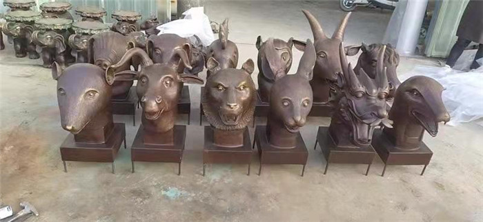 动物铜雕 