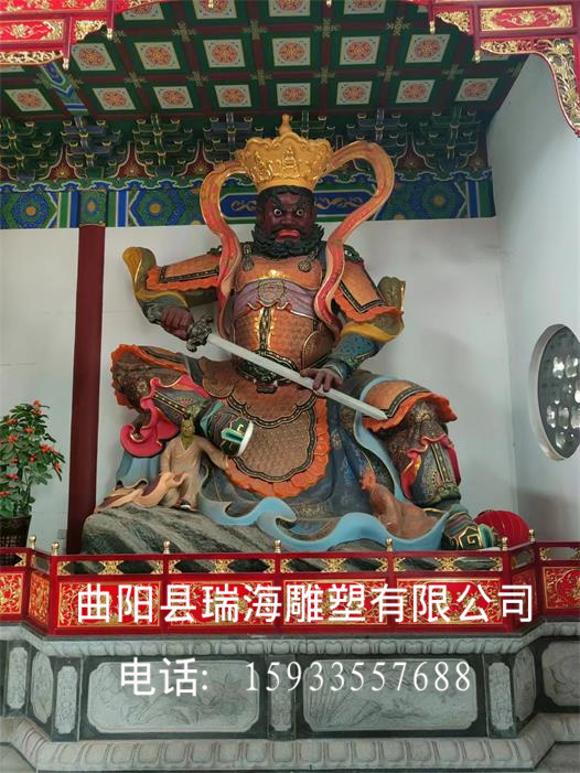 铜雕四大天王