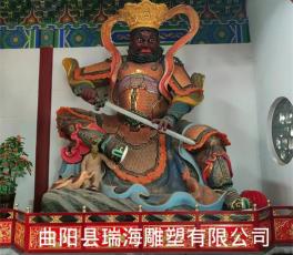 铜雕四大天王