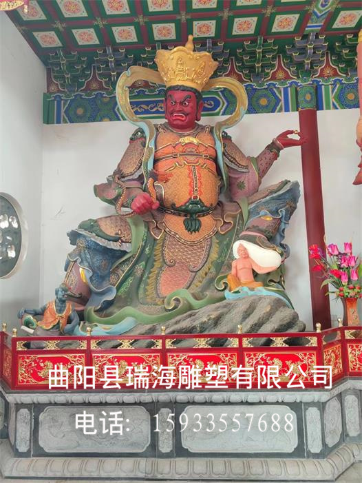铜雕四大天王
