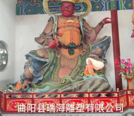 铜雕四大天王