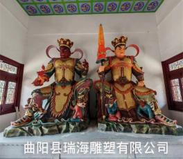 铜雕四大天王