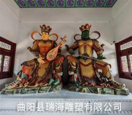 铜雕四大天王