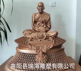 铜雕韦陀菩萨